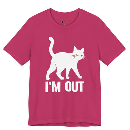 I’m Out Walking Cat T-Shirt