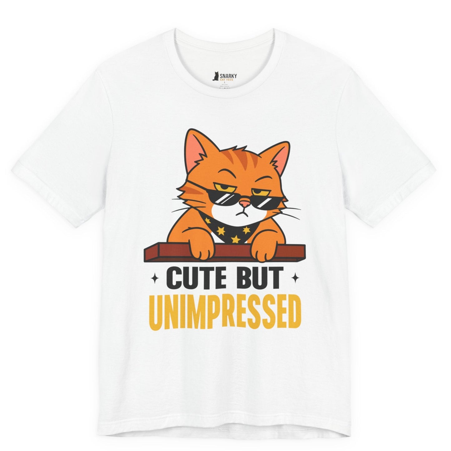 Cute But Unimpressed Sunglasses Cat T-Shirt
