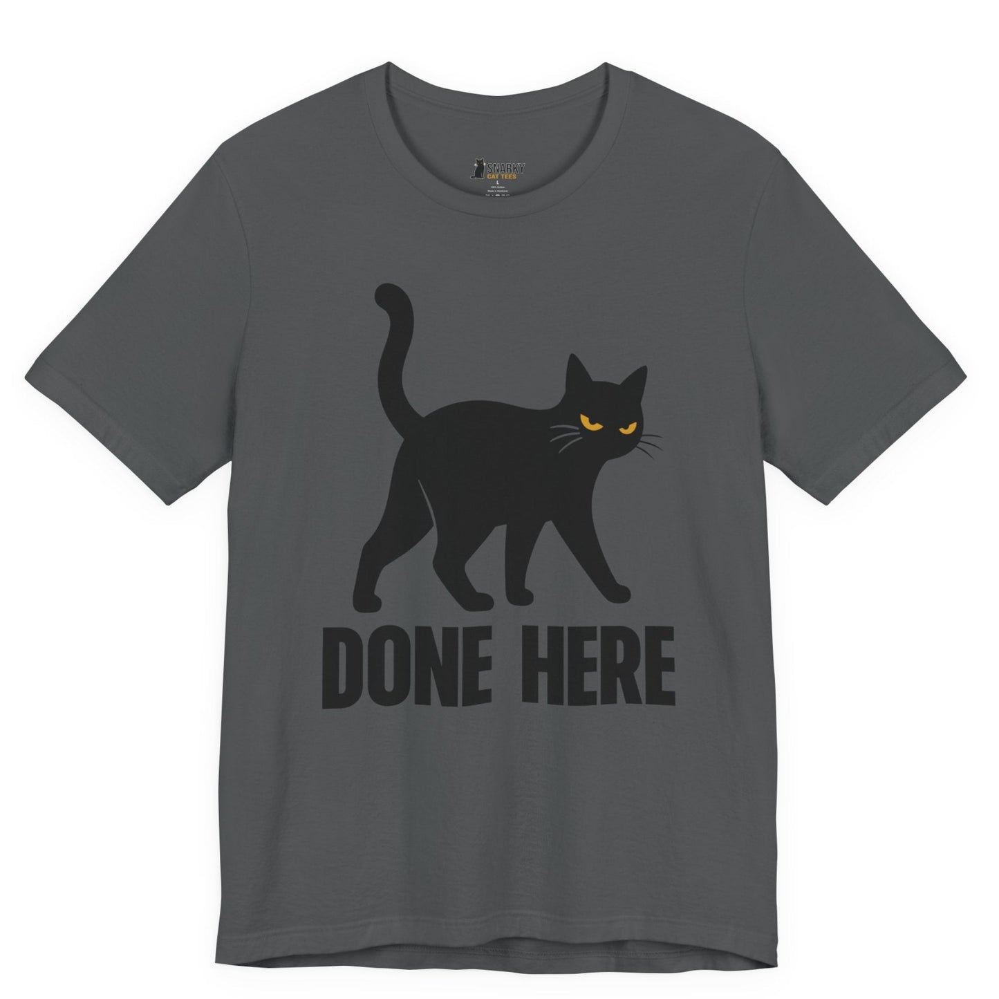 Done Here Walking Cat T-Shirt