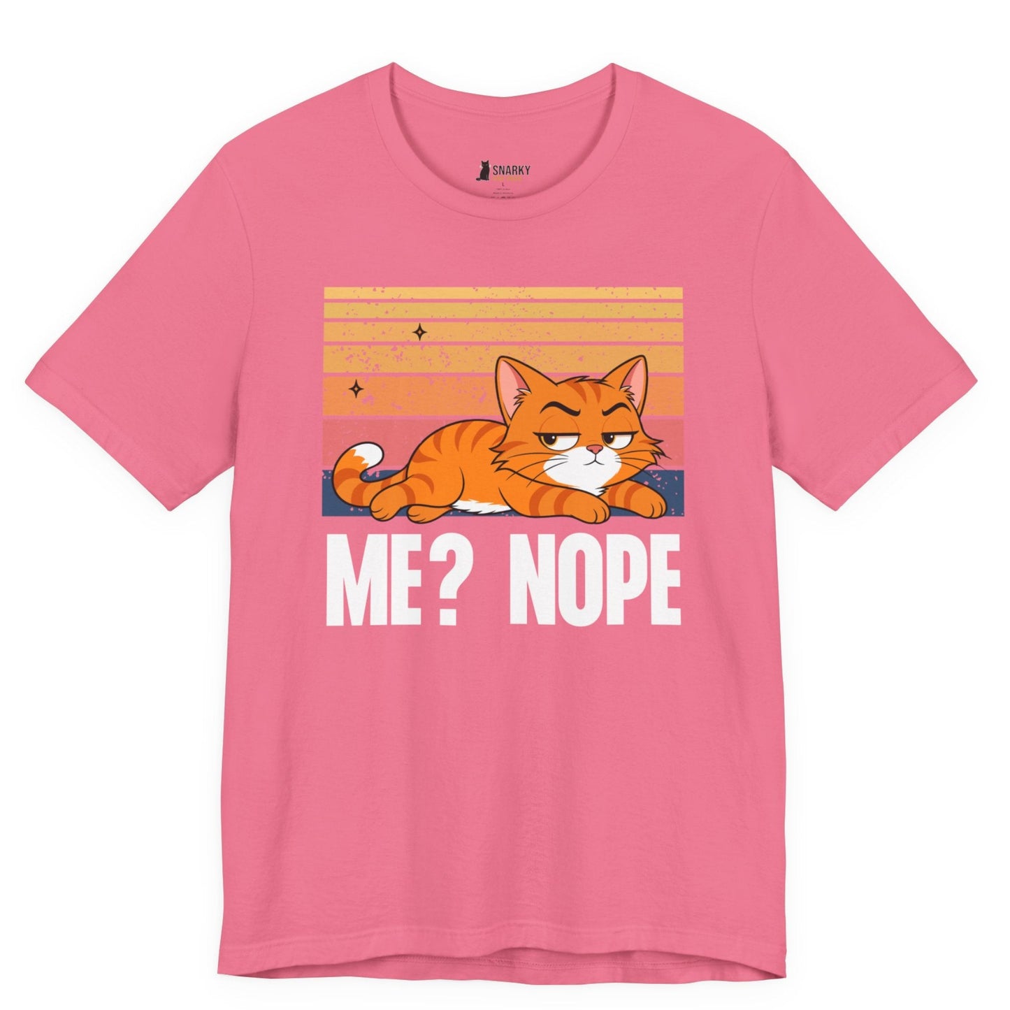 Me Nope Lazy Cat T-Shirt