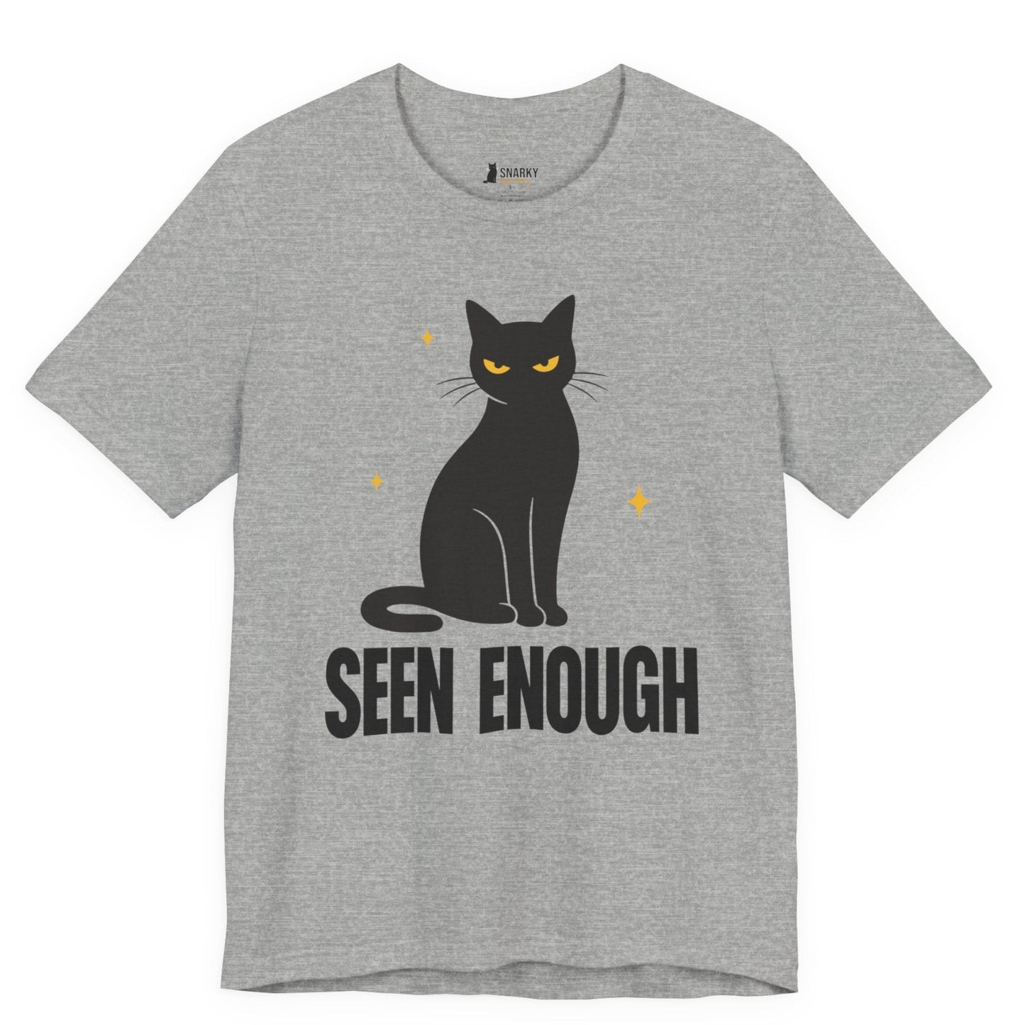 Seen Enough Black Cat T-Shirt