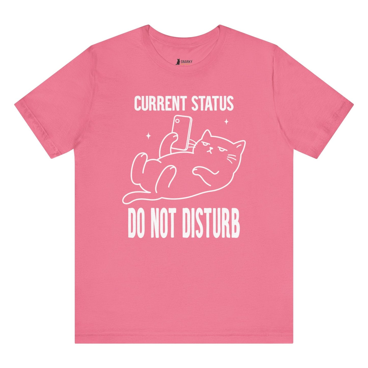 Do Not Disturb Phone Cat T-Shirt