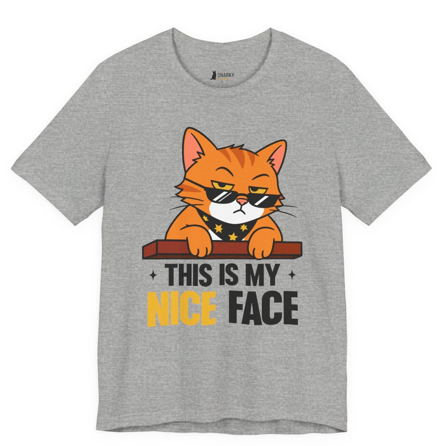 Nice Face Sunglasses Cat T-Shirt