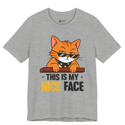 Nice Face Sunglasses Cat T-Shirt