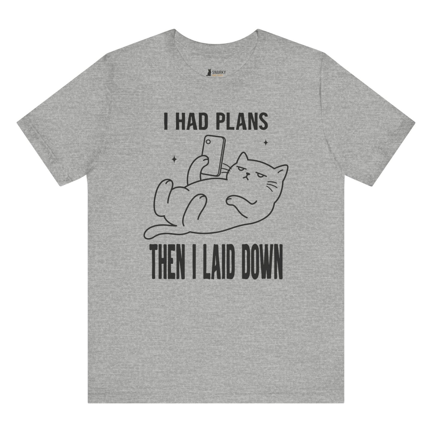 I Had Plans Phone Cat T-Shirt