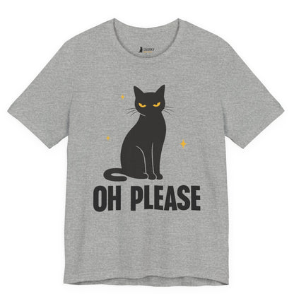 Oh Please Black Cat T-Shirt