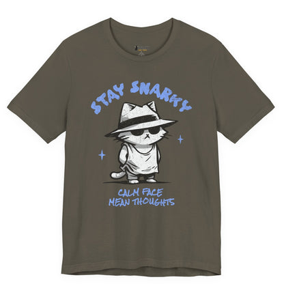 Calm Face Fedora Cat T-Shirt