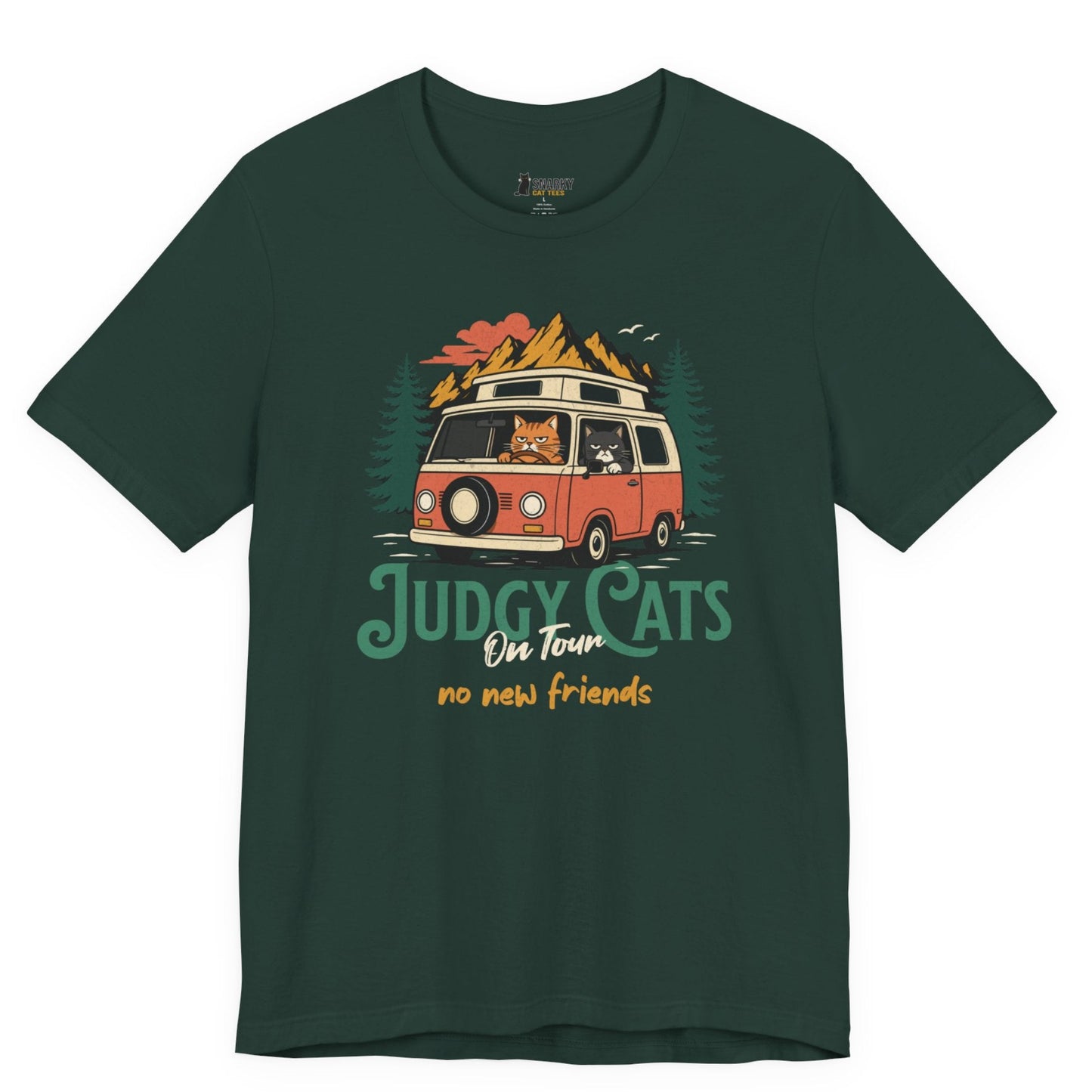 No New Friends Van Cats T-Shirt