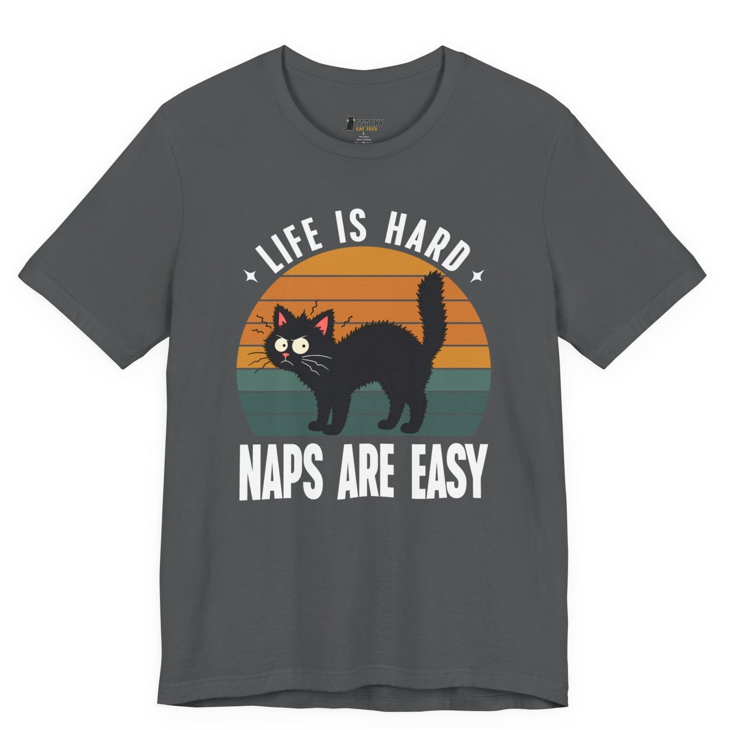Naps Are Easy Chaos Cat T-Shirt