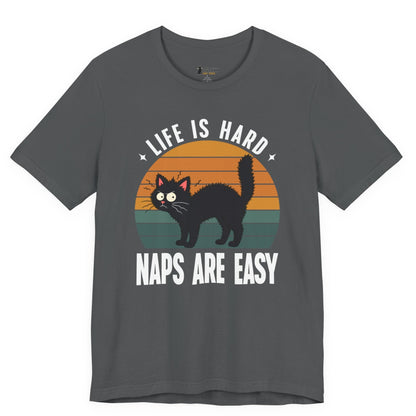 Naps Are Easy Chaos Cat T-Shirt