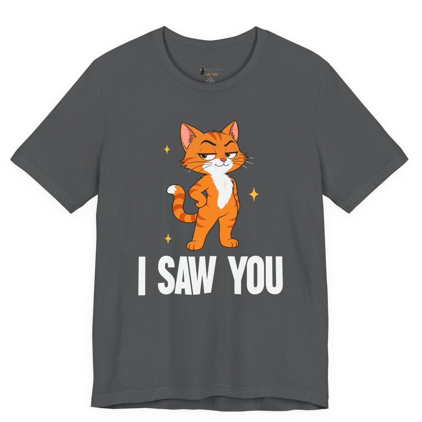 I Saw You Standing Cat T-Shirt