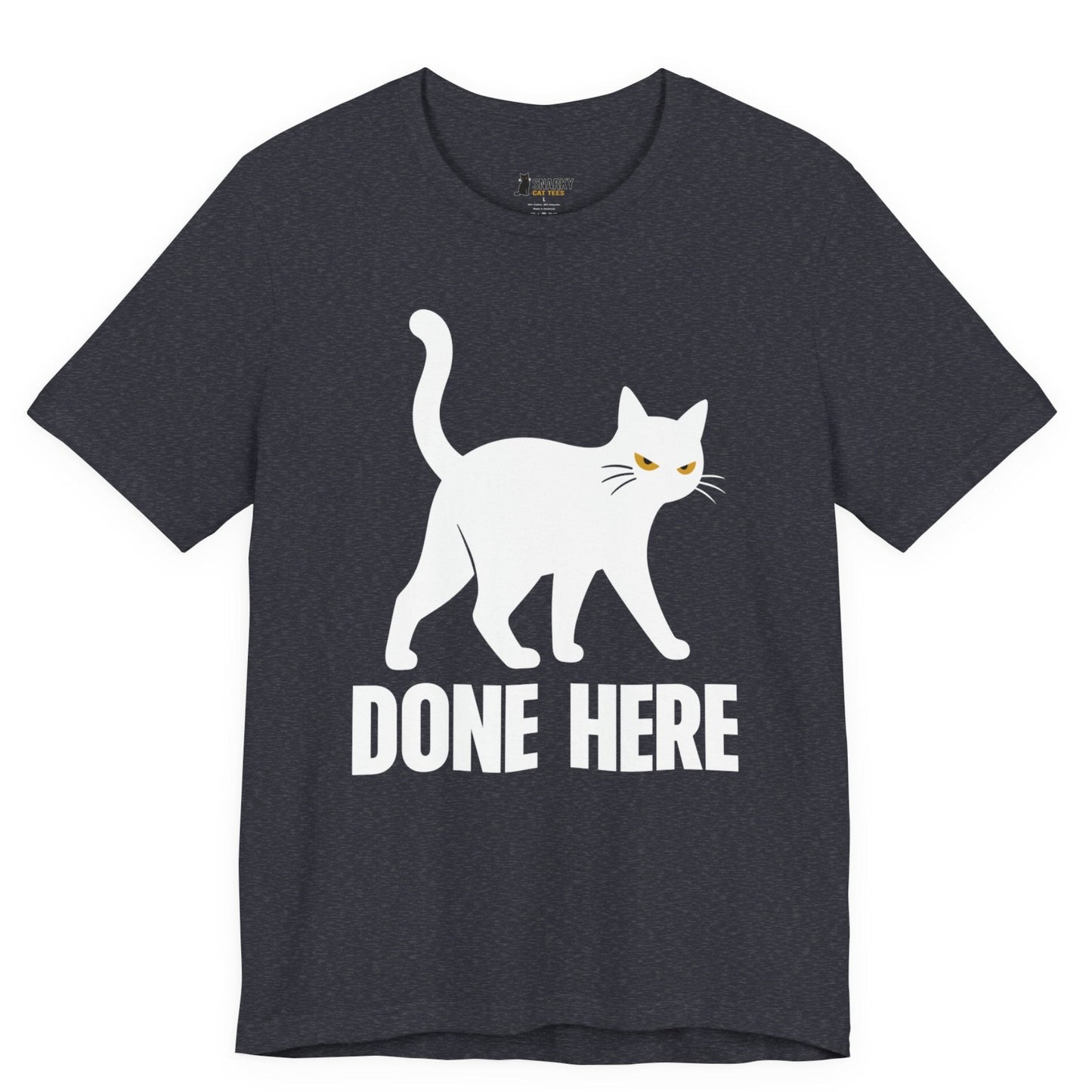 Done Here Walking Cat T-Shirt