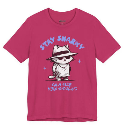 Calm Face Fedora Cat T-Shirt