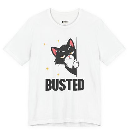 Busted Peeking Cat T-Shirt