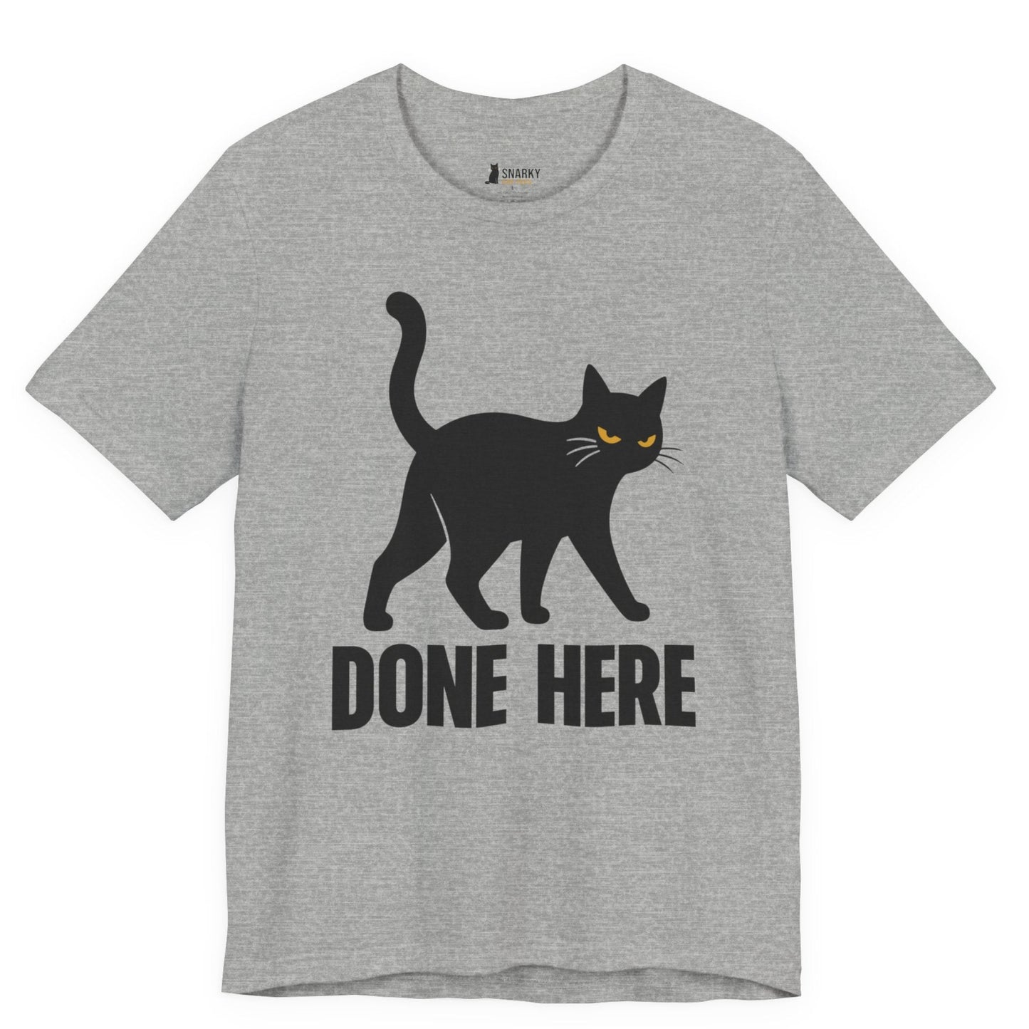 Done Here Walking Cat T-Shirt