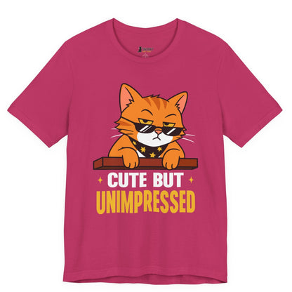 Cute But Unimpressed Sunglasses Cat T-Shirt