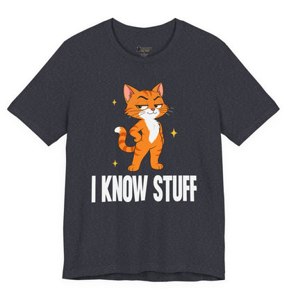 I Know Stuff Judgy Cat T-Shirt