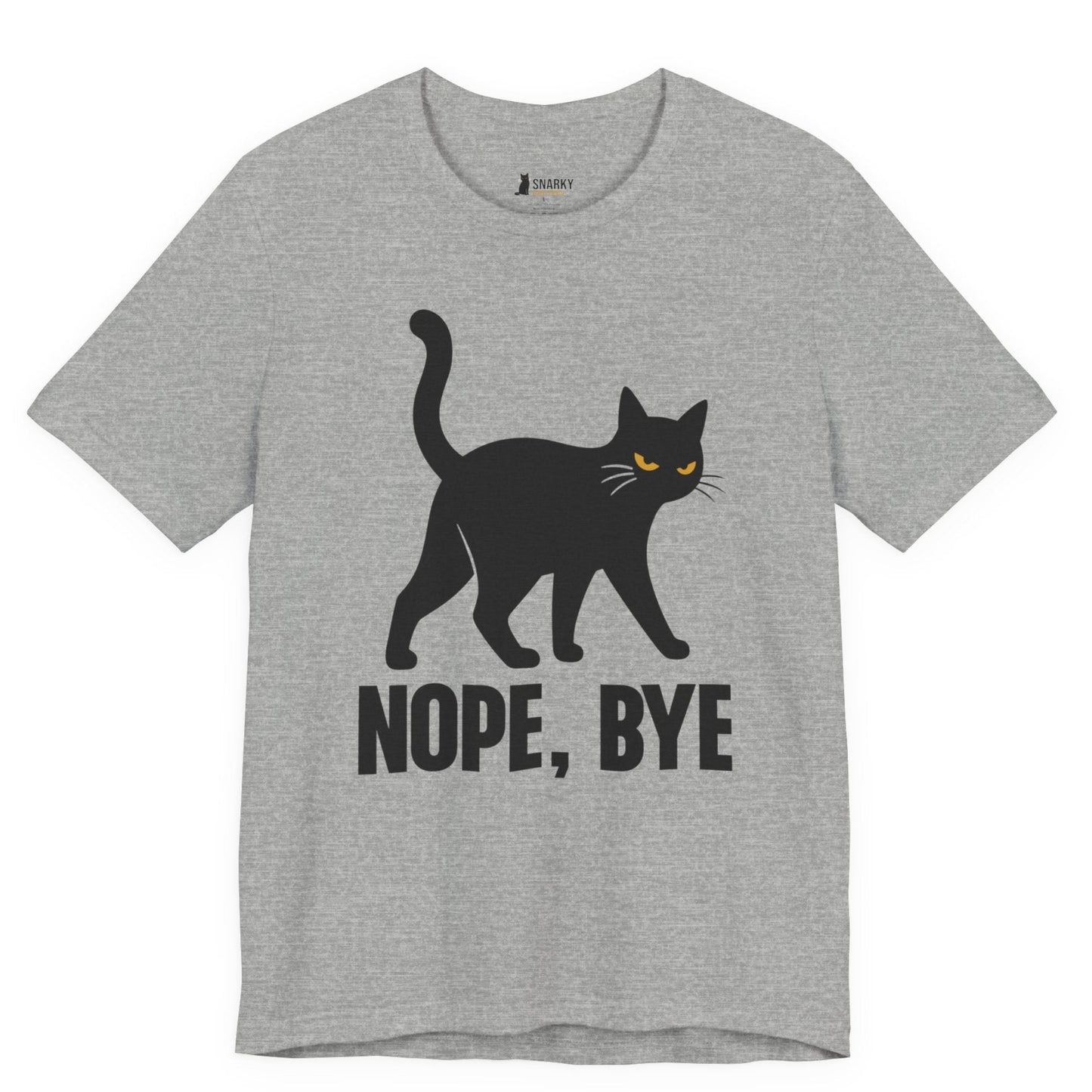 Nope Bye Walking Cat T-Shirt