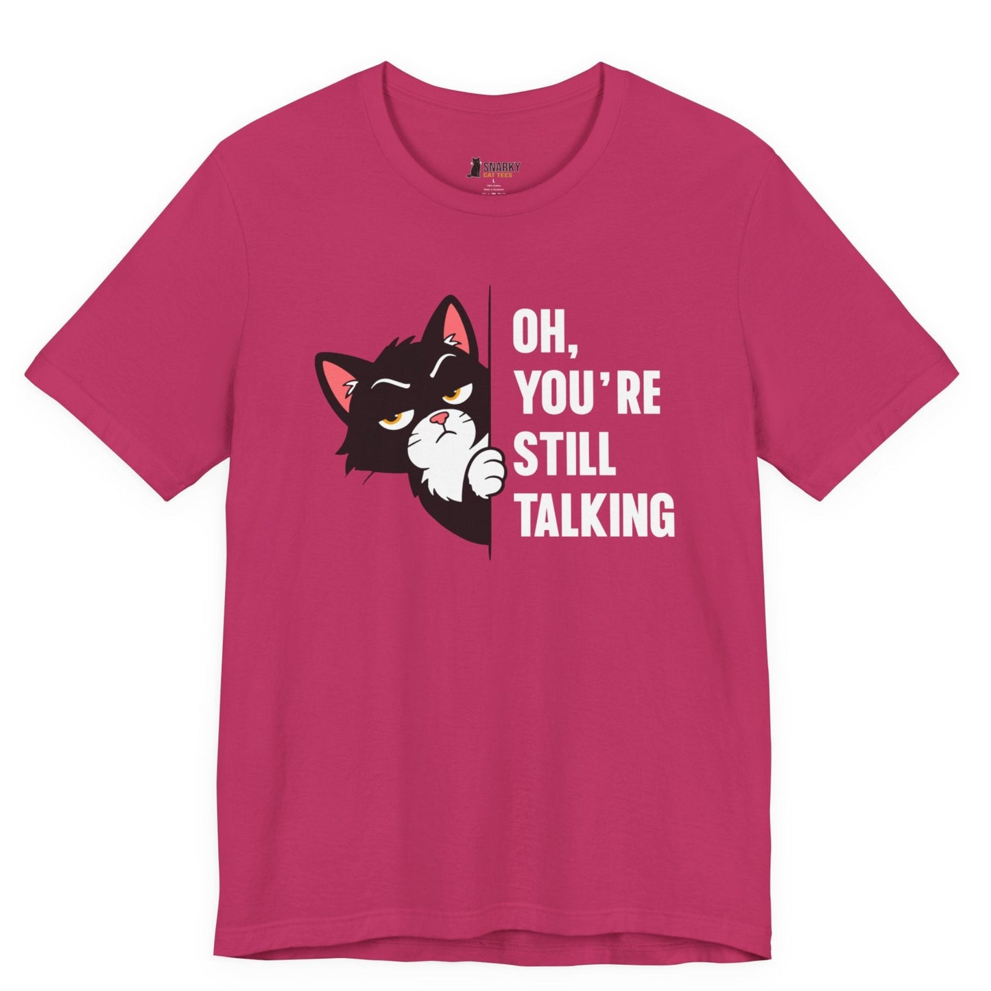 Still Talking Peeking Cat T-Shirt
