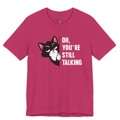 Still Talking Peeking Cat T-Shirt
