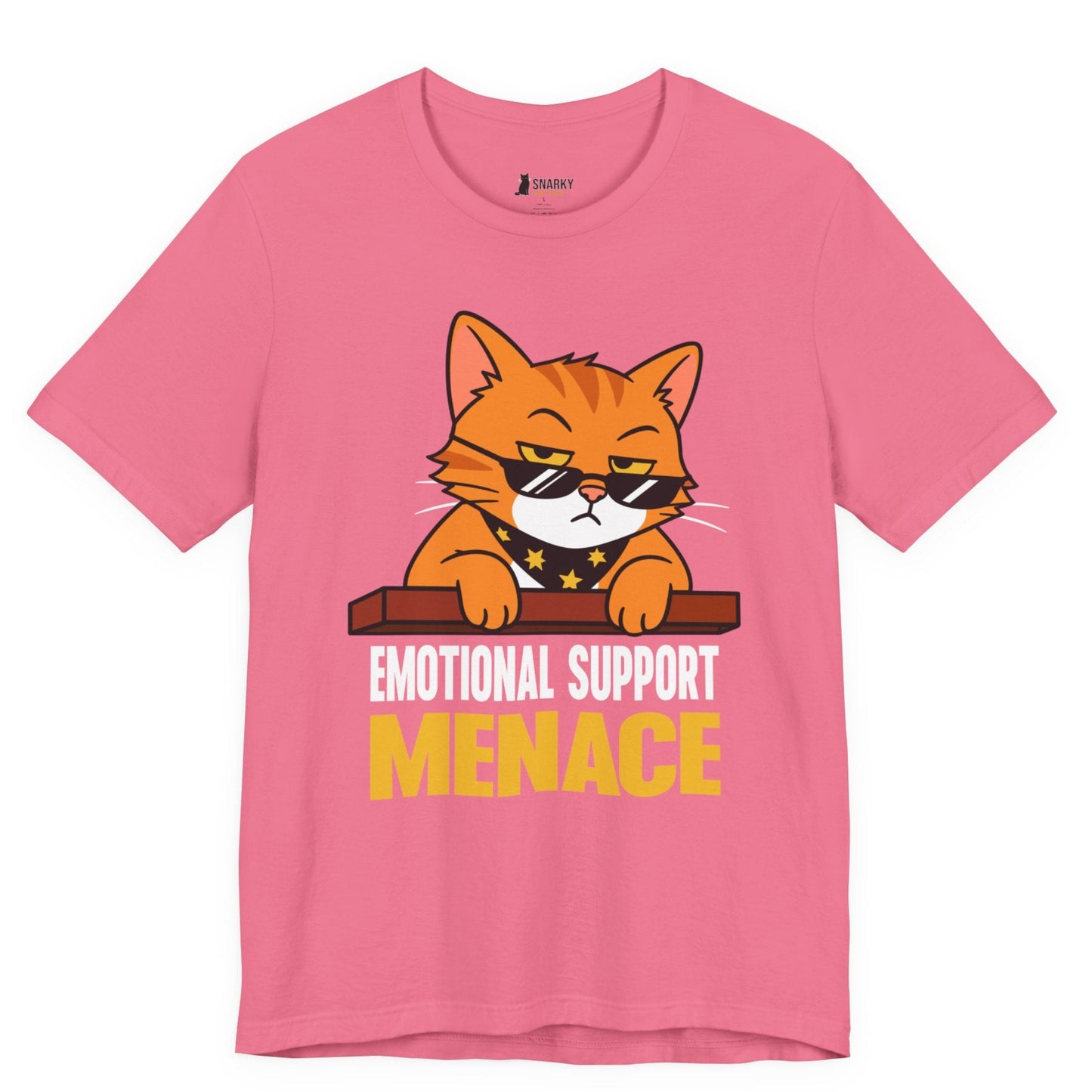 Emotional Support Menace Sunglasses Cat T-Shirt