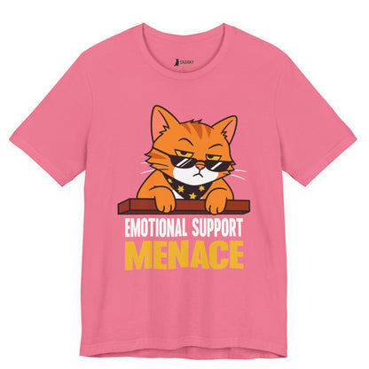 Emotional Support Menace Sunglasses Cat T-Shirt