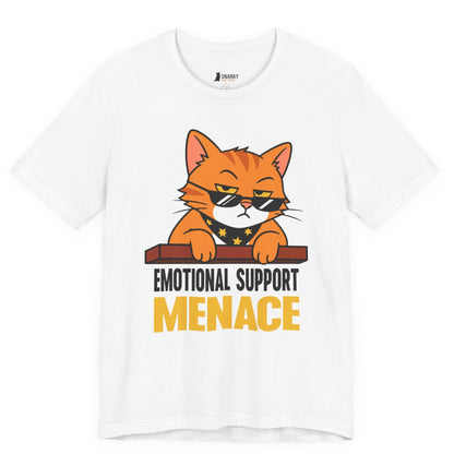 Emotional Support Menace Sunglasses Cat T-Shirt