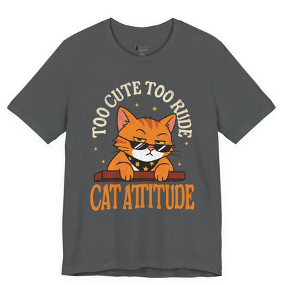Cat Attitude Sunglasses Cat T-Shirt
