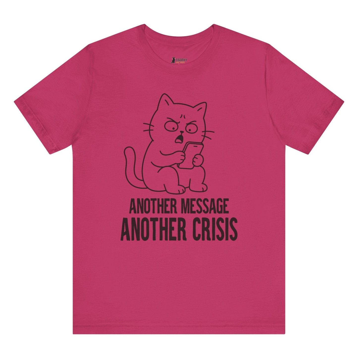 Another Crisis Phone Cat T-Shirt