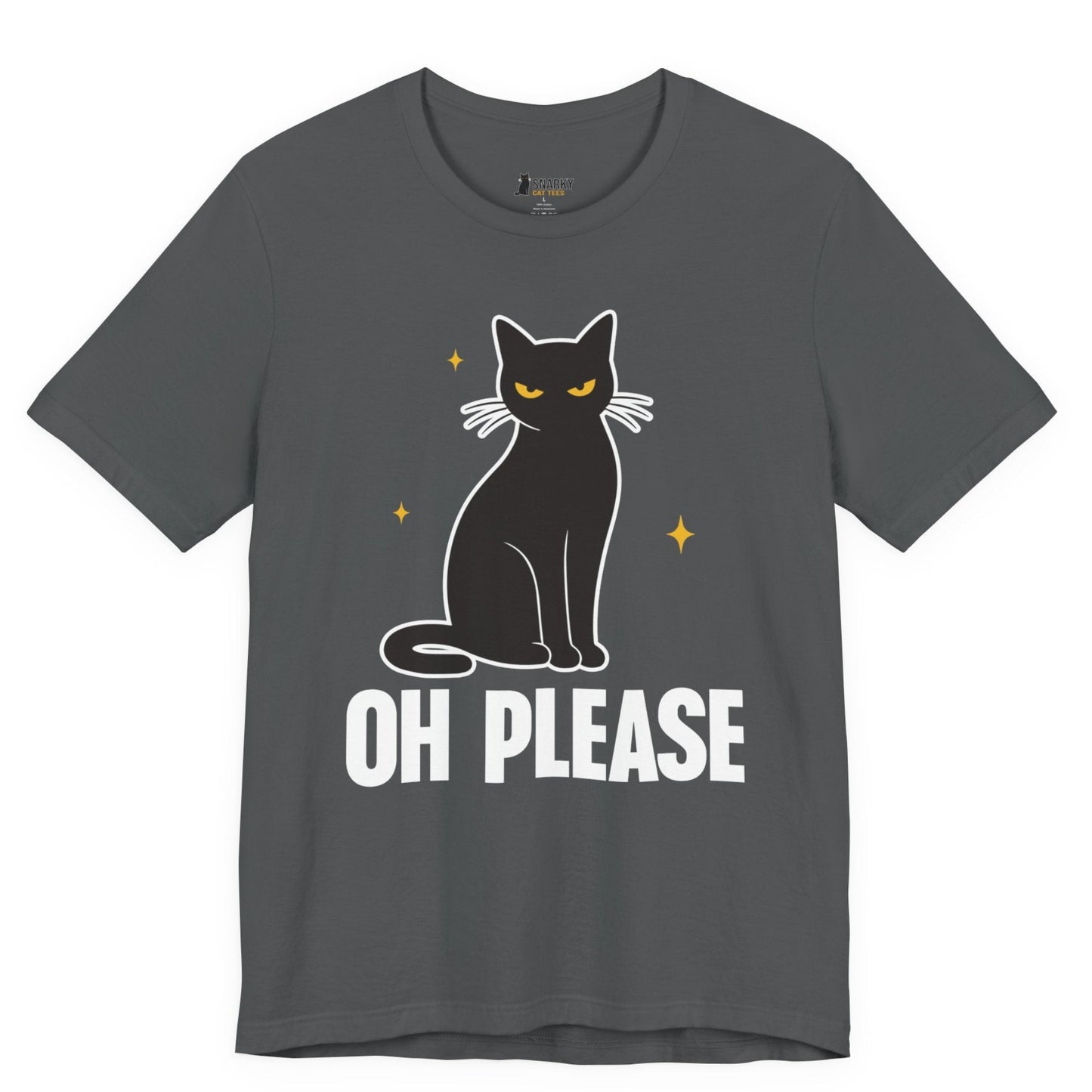 Oh Please Black Cat T-Shirt