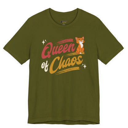 Queen of Chaos Orange Cat T-Shirt