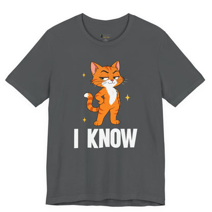 I Know Judgy Cat T-Shirt