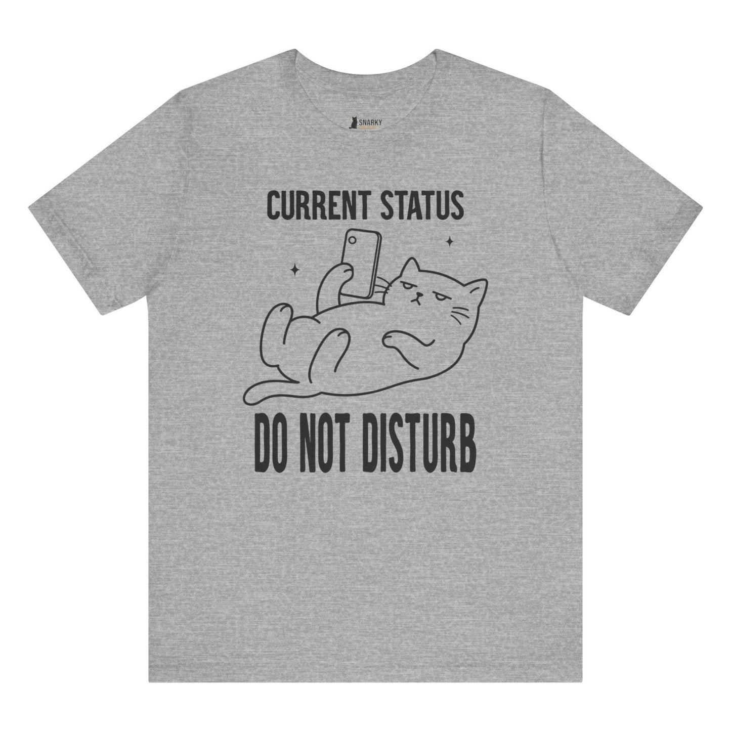 Do Not Disturb Phone Cat T-Shirt