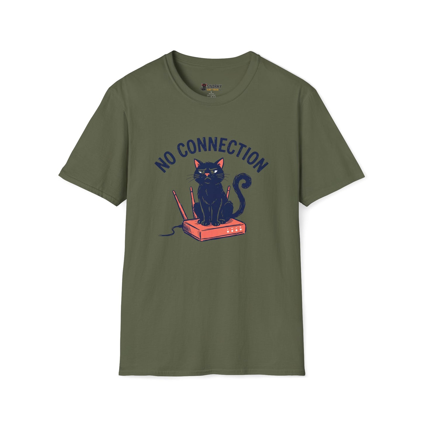 No Connection Cat T-Shirt