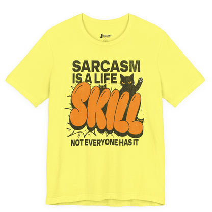 Sarcasm Skill Graffiti Cat T-Shirt