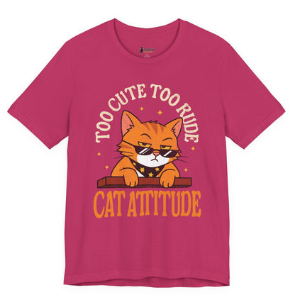 Cat Attitude Sunglasses Cat T-Shirt