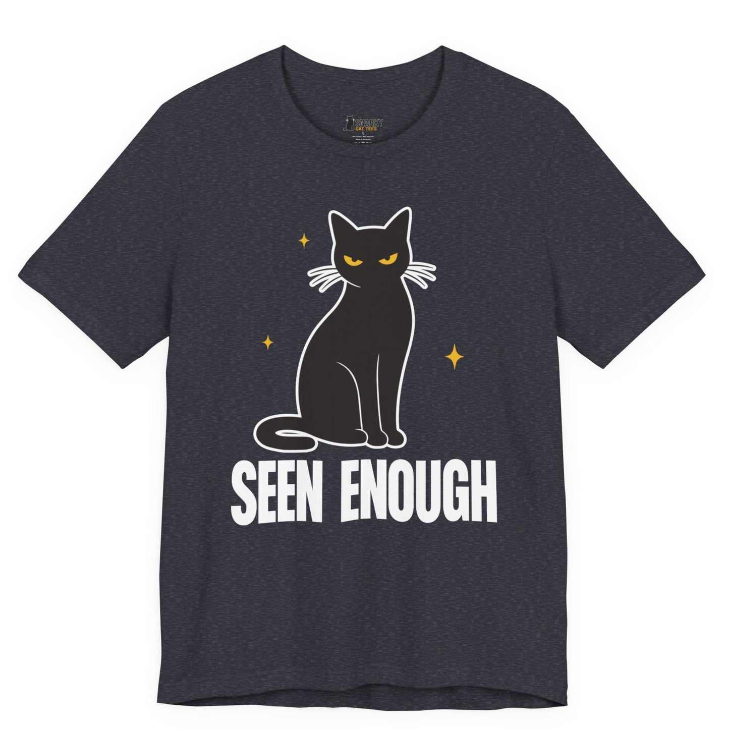 Seen Enough Black Cat T-Shirt