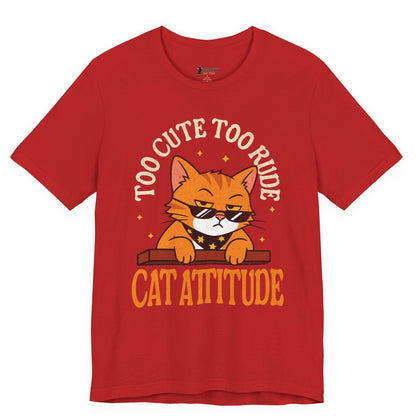 Cat Attitude Sunglasses Cat T-Shirt