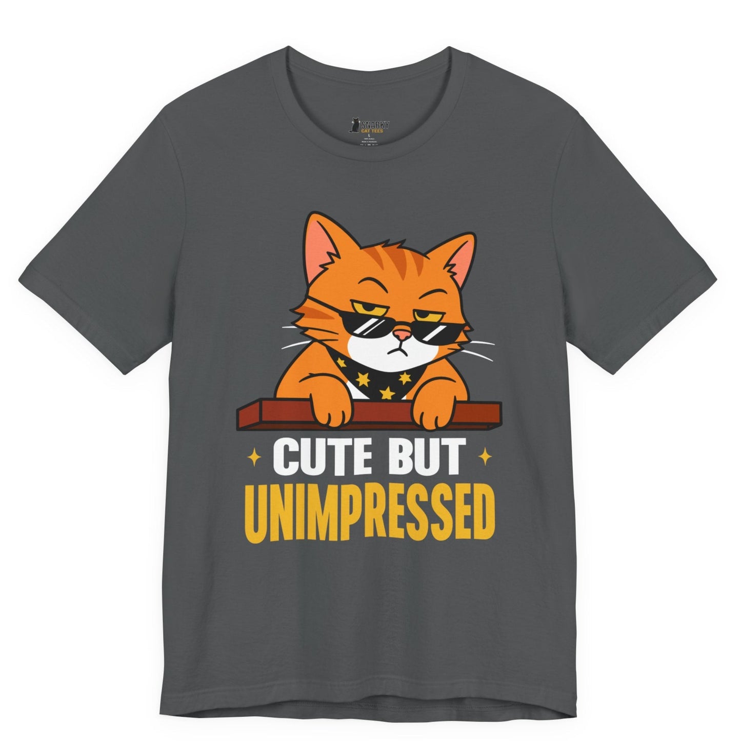 Cute But Unimpressed Sunglasses Cat T-Shirt