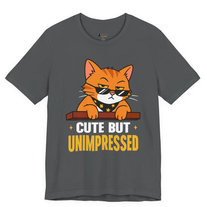 Cute But Unimpressed Sunglasses Cat T-Shirt
