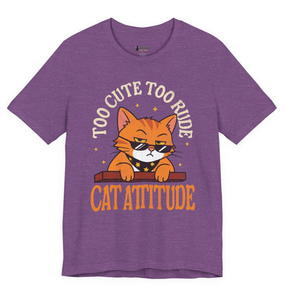 Cat Attitude Sunglasses Cat T-Shirt