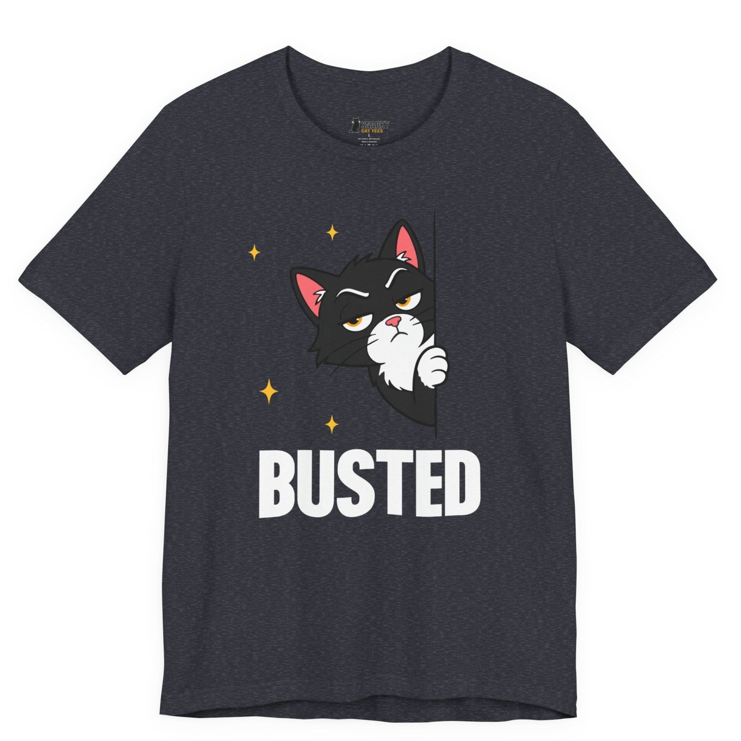 Busted Peeking Cat T-Shirt