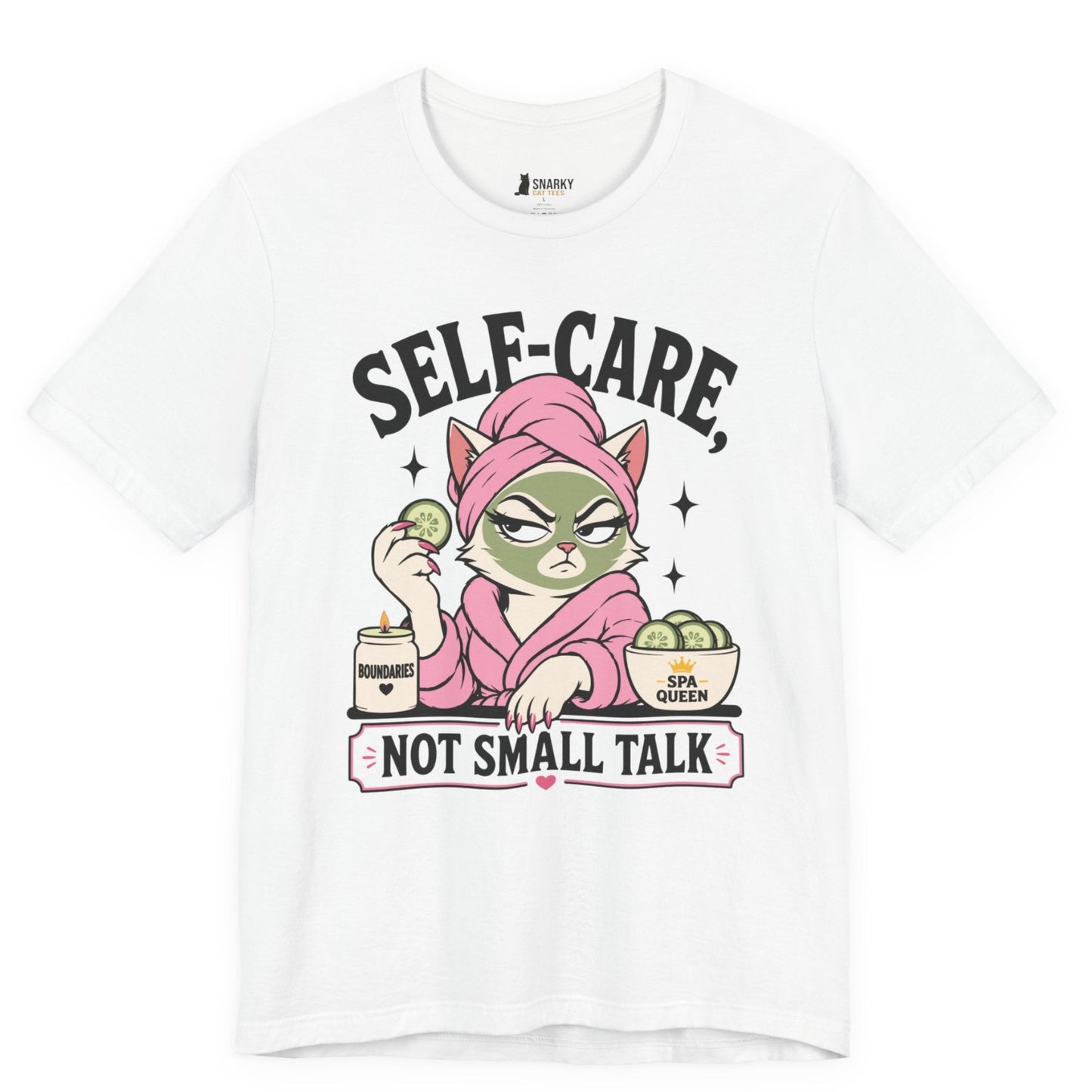 Self-Care Spa Cat T-Shirt
