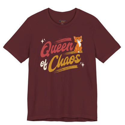 Queen of Chaos Orange Cat T-Shirt