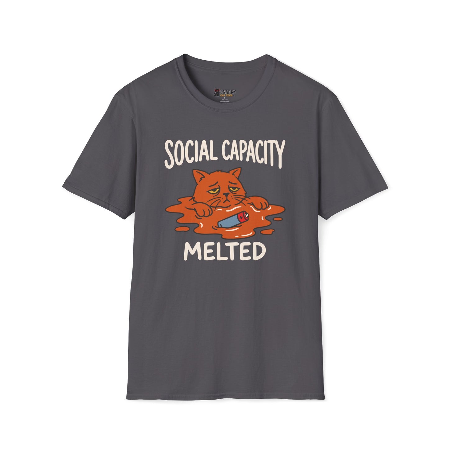 Social Capacity Melted T-Shirt