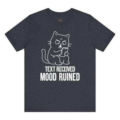 Mood Ruined Phone Cat T-Shirt