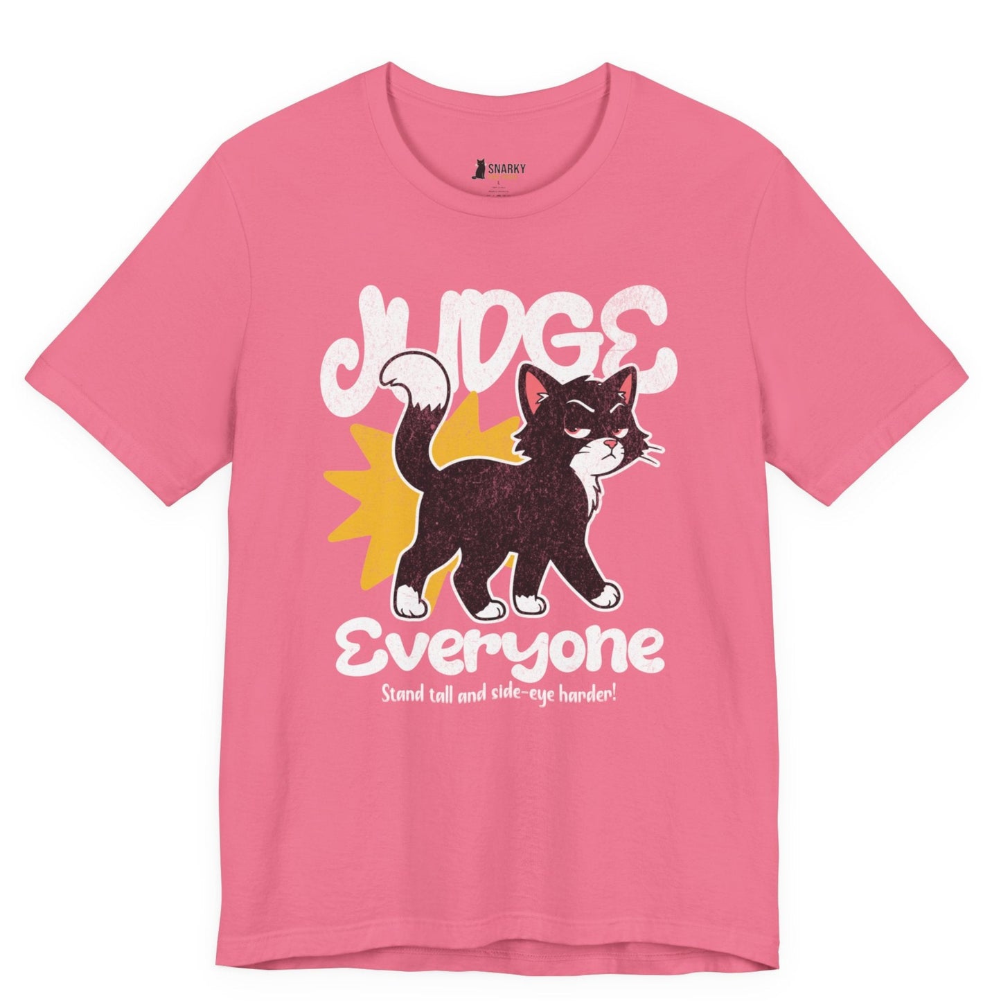Judge Everyone Crown Cat T-Shirt