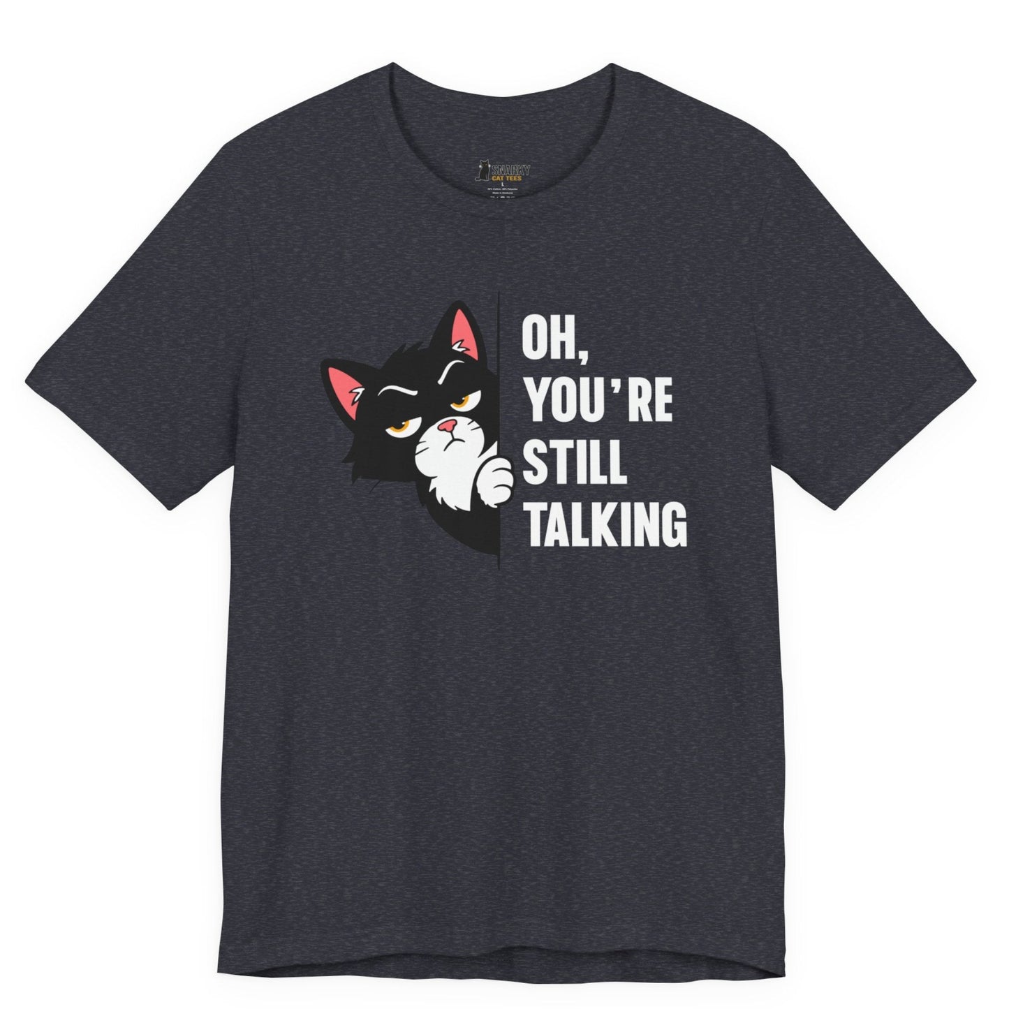 Still Talking Peeking Cat T-Shirt