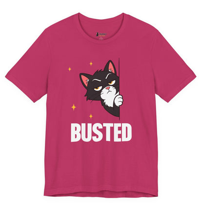 Busted Peeking Cat T-Shirt