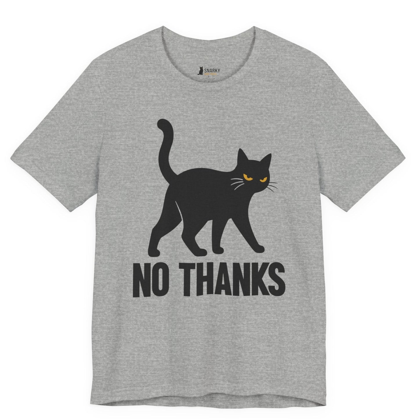 No Thanks Walking Cat T-Shirt